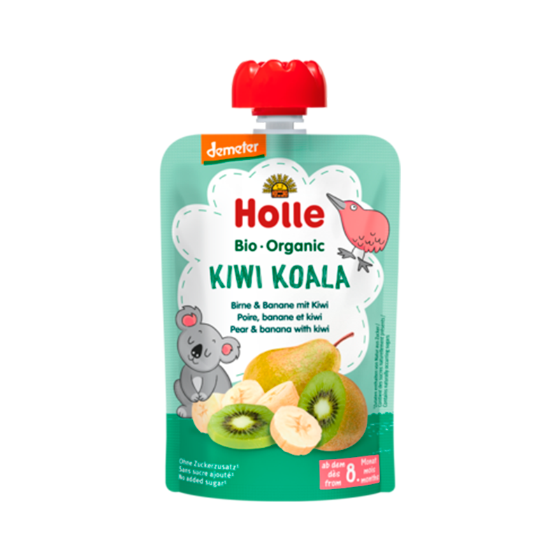 Holle Kiwi Koala Pære Banan & Kiwi Smoothie - 100 g