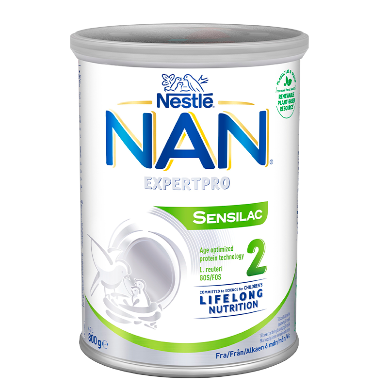 NAN Expertpro Sensilac 2 Tilskudsblanding - Fra 6 mdr. (800 g)