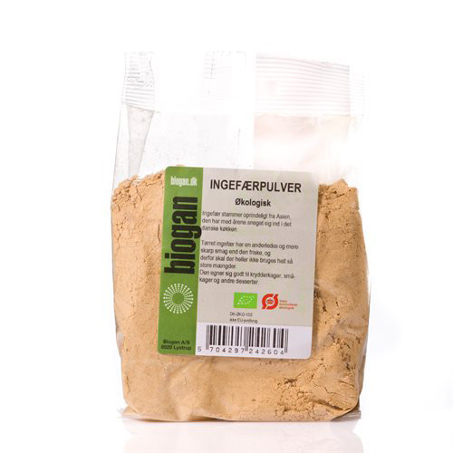 Biogan Ingefærpulver Ø -100 g.