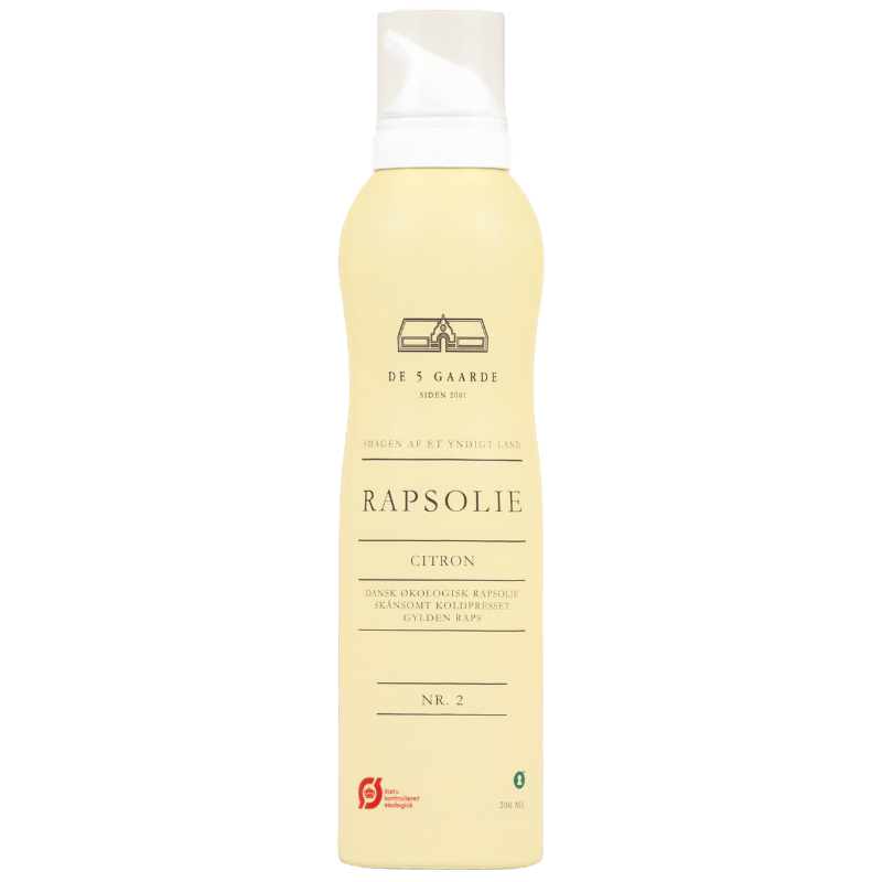 De 5 Gaarde RapsOlie M. Citron I Sprayflaske Ø (200 ml)