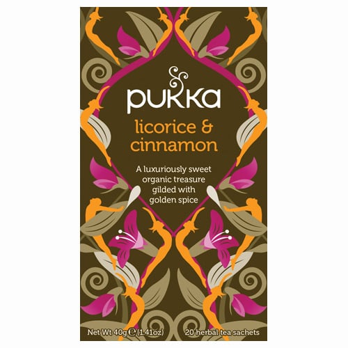 Pukka Licorice & Cinnamon Te Øko. - 20 br.