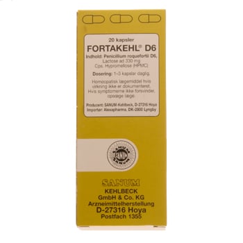 Fortakehl Kapsler D4 (20 kapsler)
