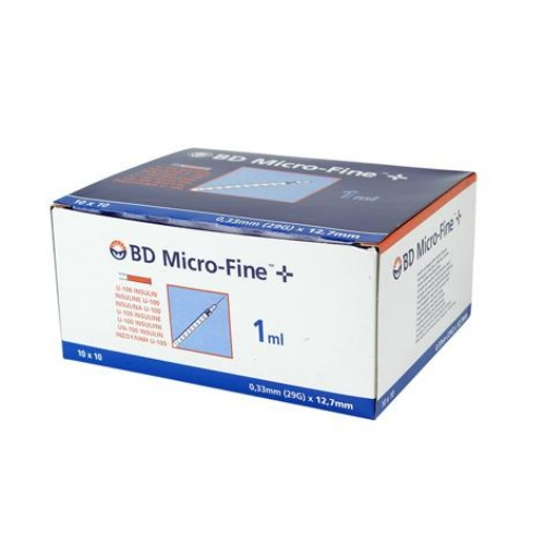 BD Micro Fine Insulinsprøjte 1,0 ml (100 stk)