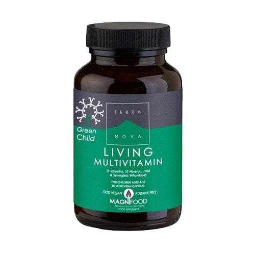 Terranova Living multivitamin green child - 50 kap.