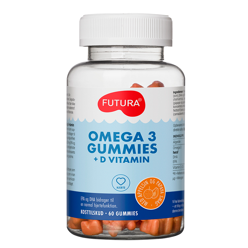 Futura Omega-3 + D-vitamin Gummies (60 stk)