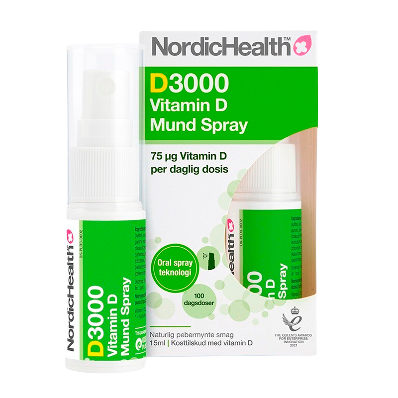 NordicHealth D3000 D3-vitaminspray (15 ml)