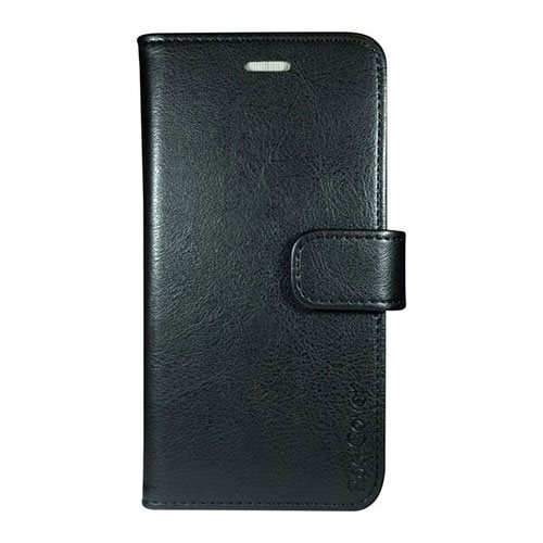 Radicover Vegansk læder Mobilcover Iphone 7/8 sort PU læder Sort (1 stk)