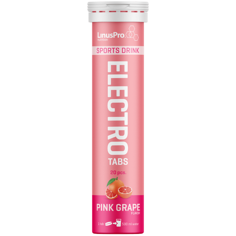 LinusPro Elektrolyt Tabs Pink Grape (20 tabl)