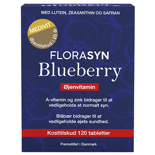 Florasyn Blueberry Øjenvitamin (120 tabl)