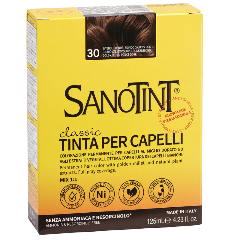 Sanotint Hårfarve nr. 30 "Varm Mørk Blond"