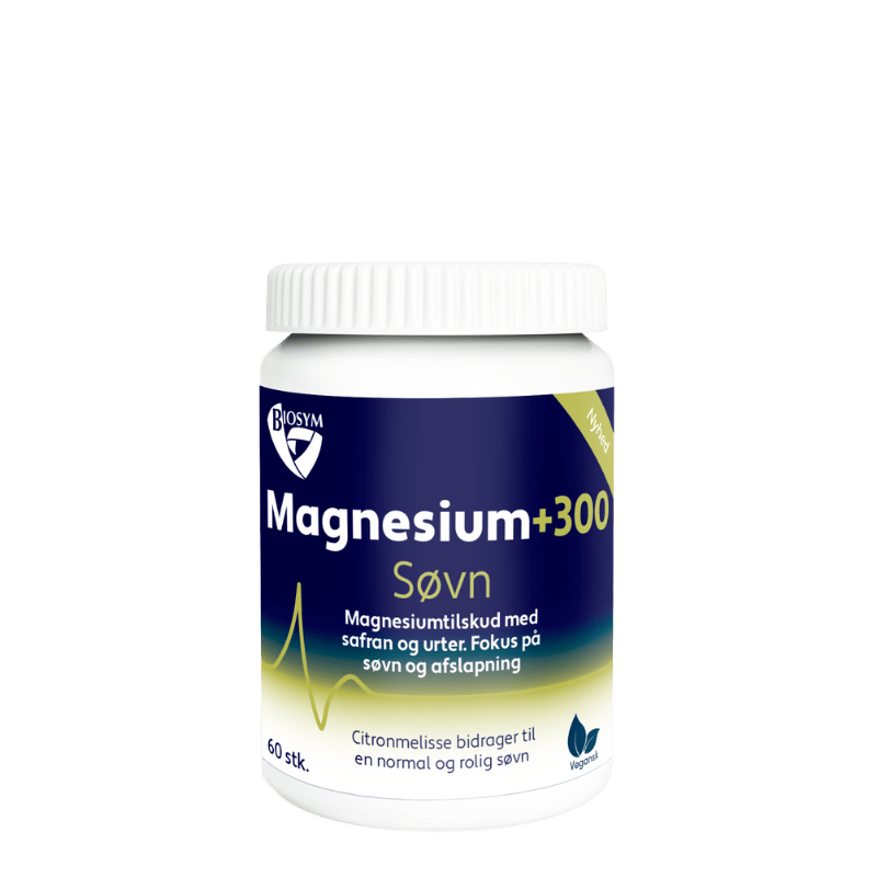 Biosym Magnesium 300 Søvn (60 kaps)