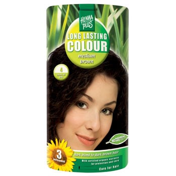 Hennaplus 4 Hårfarve Medium Brown - 40 ml