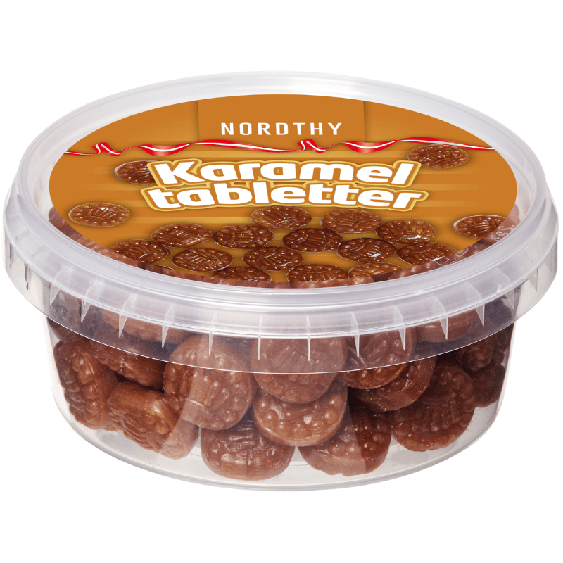 Nordthy Karameltabletter Bolcher (150 g)