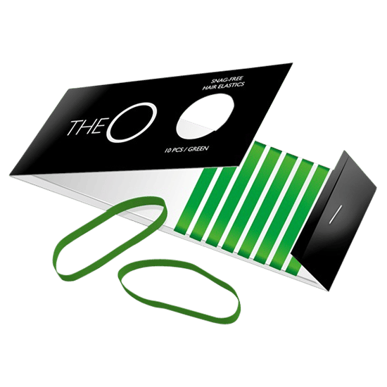 The O Hårelastikker Green 10 stk.