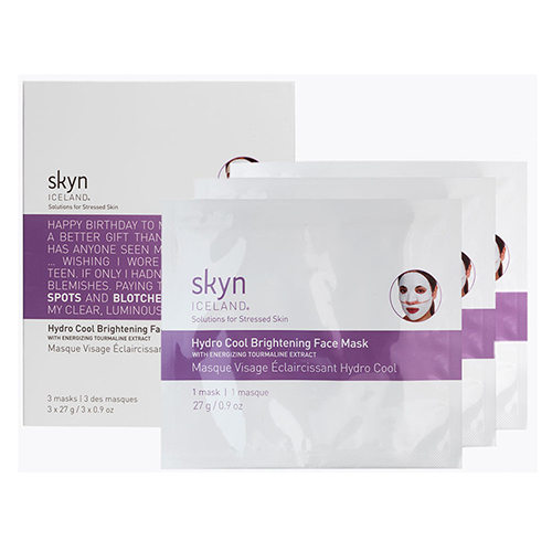 Skyn Iceland Hydro Cool Brightening Face Mask - 3 stk.