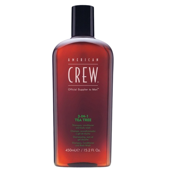 American Crew 3-In-1 Tea Tree Shampoo 450 ml.