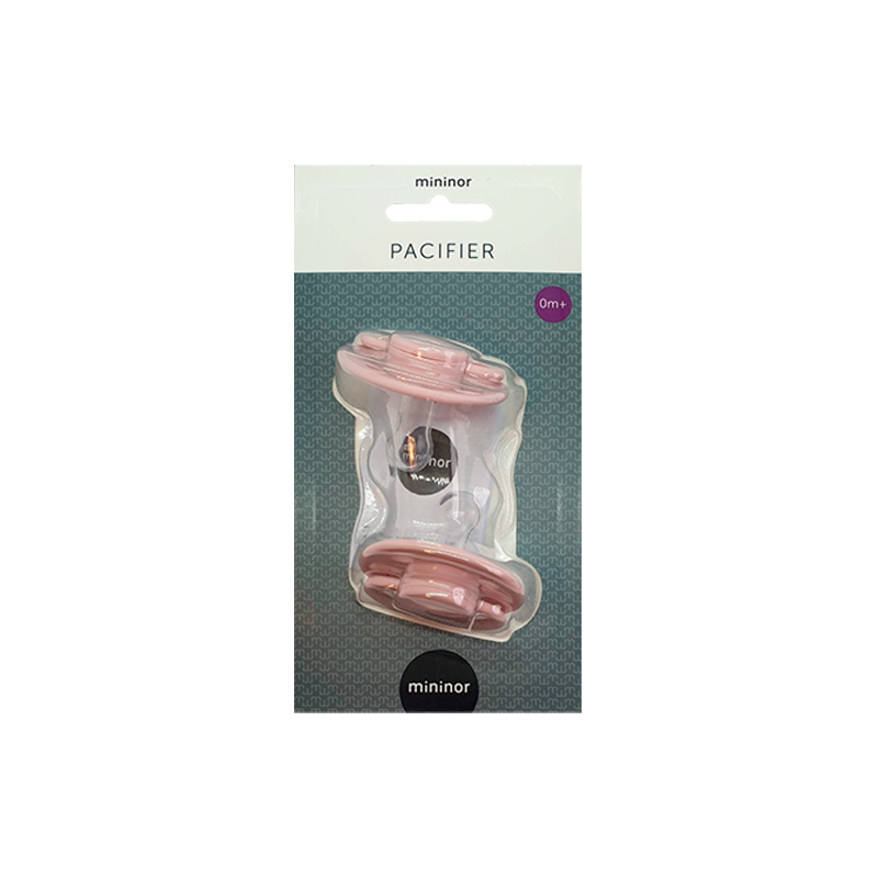 Mininor Silikonesut 0+ Mdr Pink (2 stk)
