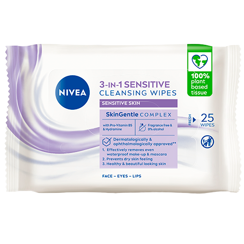Nivea Sensitive Cleansing Wipes (25 stk)