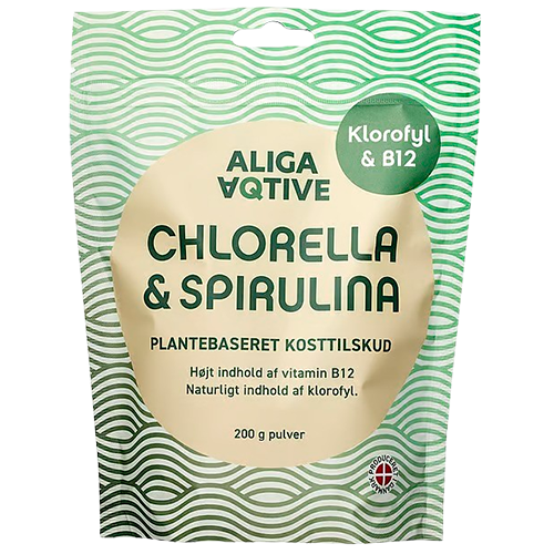 Aliga Aqtive Chlorella & Spirulina Pulver (200 g)