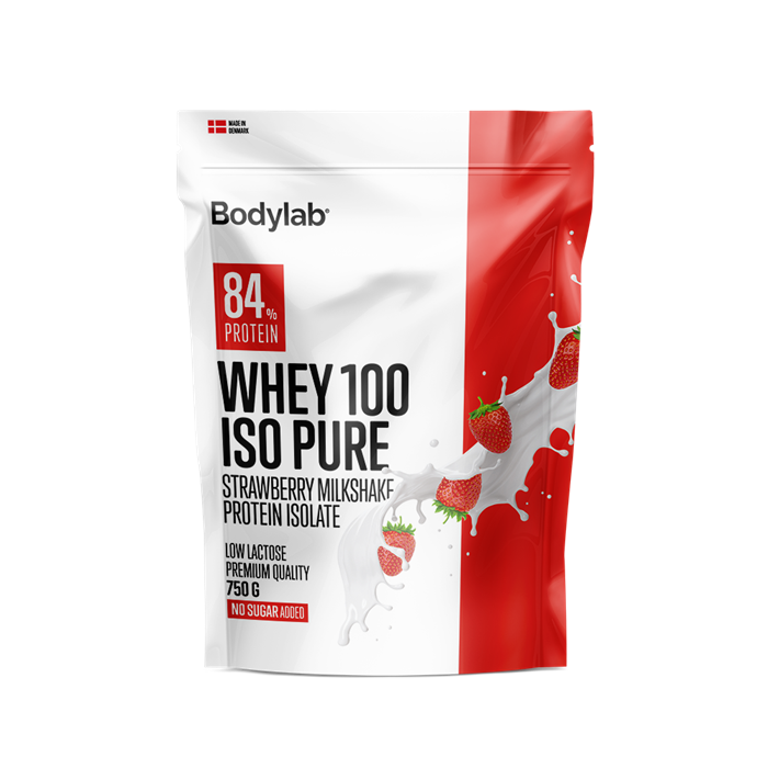 Bodylab Whey 100 ISO PURE Strawberry - 750 g.