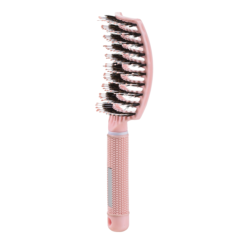 Yuaia Haircare Curved Paddle Brush Lyserød (1 stk)