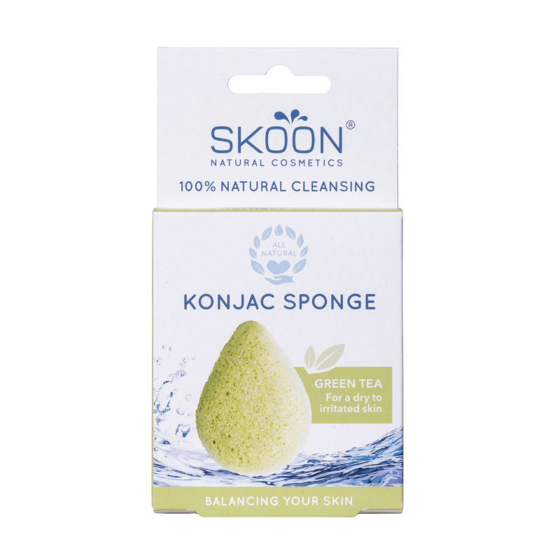 Skoon Konjac Sponge Green Tea (1 stk)