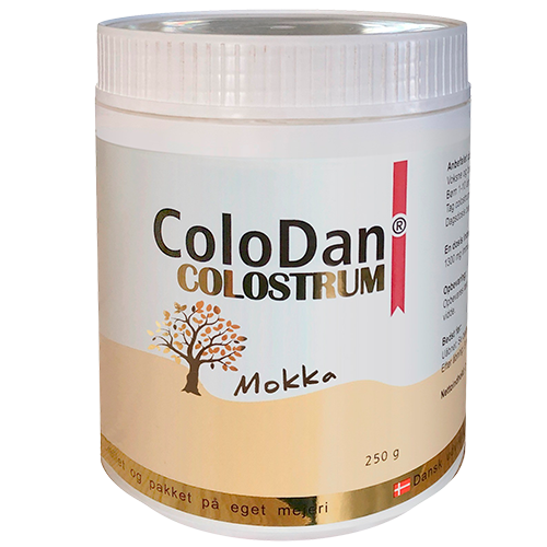 ColoDan Colostrum pulver mokka - 250 g.