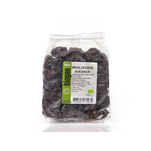Biogan Svesker u. sten Ø - 500 g.