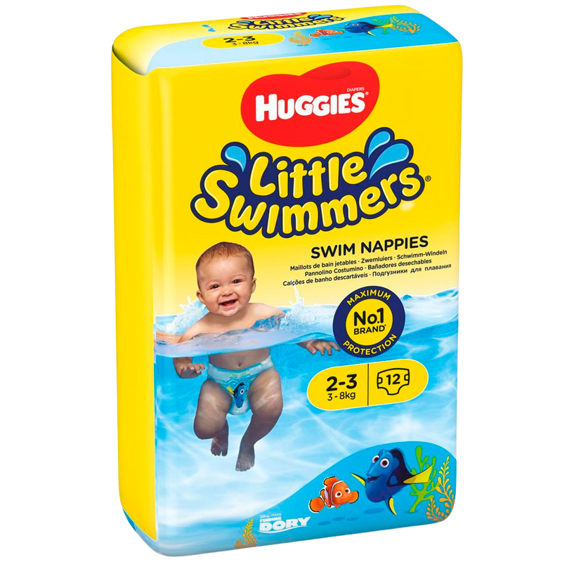 Huggies Little Swimmers Small 3-8 Kg (12 stk)