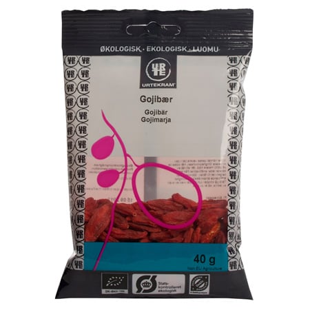 Urtekram Gojibær Ø - 40 g.