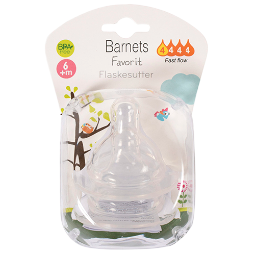 Barnets Favorit Flaskesutter Fast (2 stk)