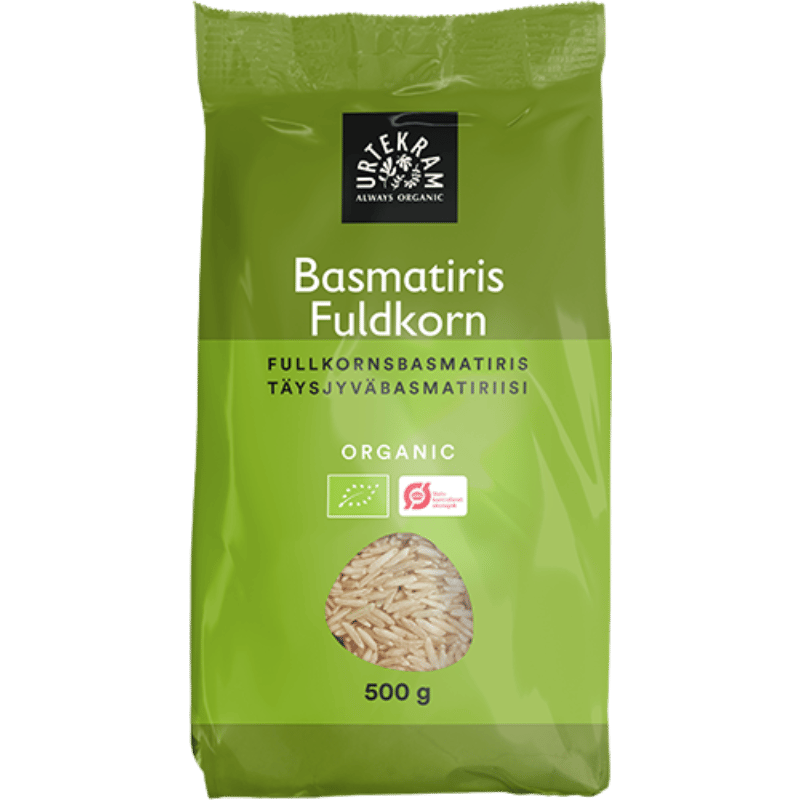 Urtekram Økologisk Fuldkorns Basmatiris - 500 g.
