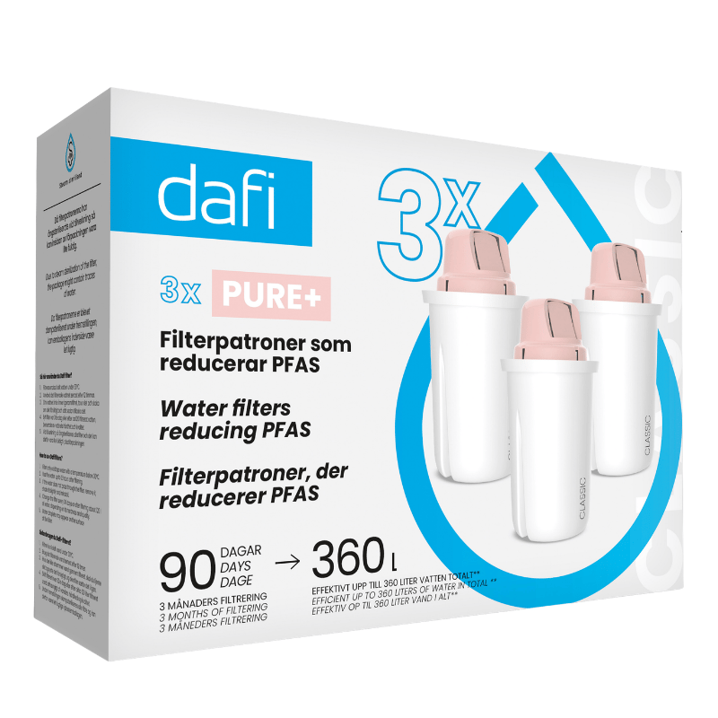 Dafi 3-Pack Filterpatroner Pure+ (1 stk)