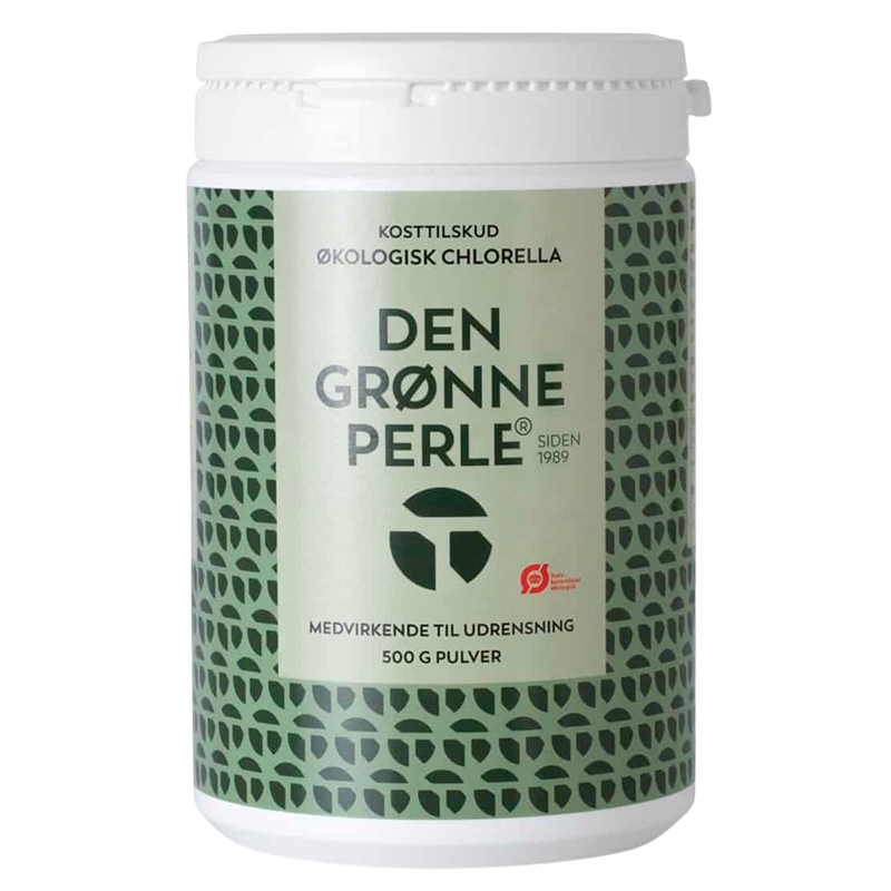 Chlorella pulver - Den Grønne Perle Ø (500 g)