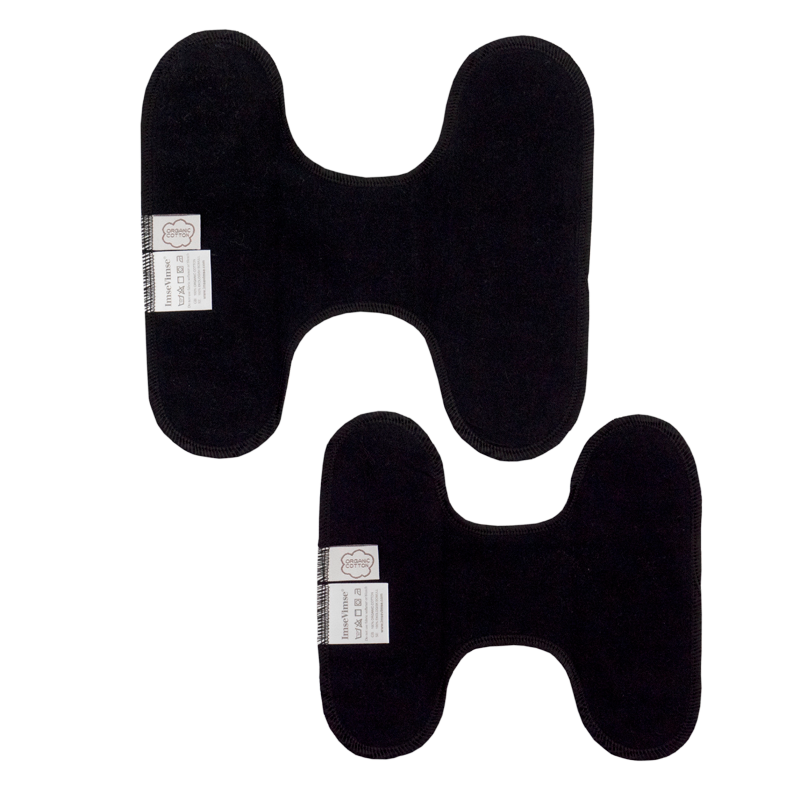 ImseVimse Panty Liners Snap Free - Black (3 pak)