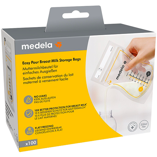 Medela Easy Pour Opbevaringsposer Til Brystmælk (100 stk)