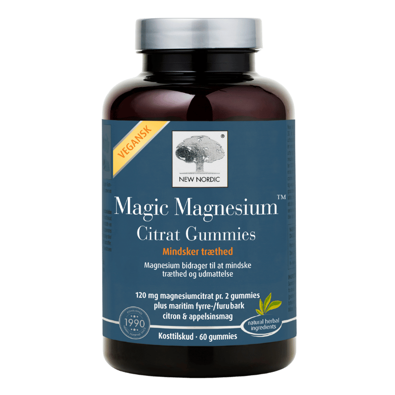 New Nordic Magic Magnesium Citrat Gummies (60 stk)