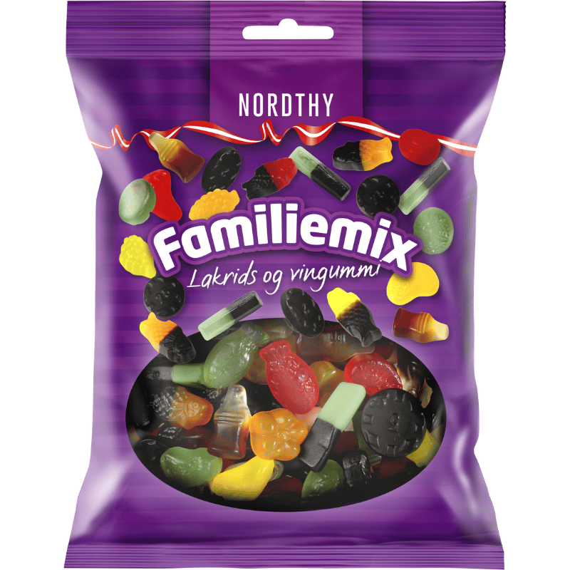 Nordthy Familiemix Lakrids & Vingummi (300 g)