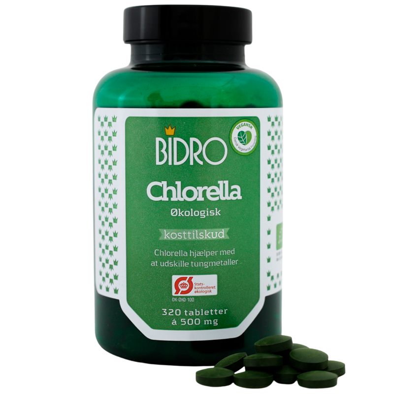 Bidro Chlorella Vegansk (320 tab)