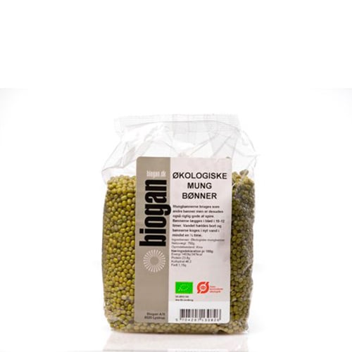 Biogan Mung Bønner Ø - 750 g.