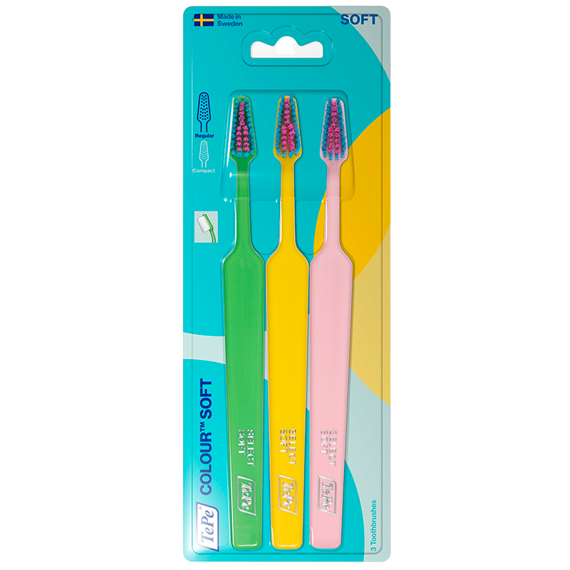 TePe Colour Soft Tandbørster (3 stk)