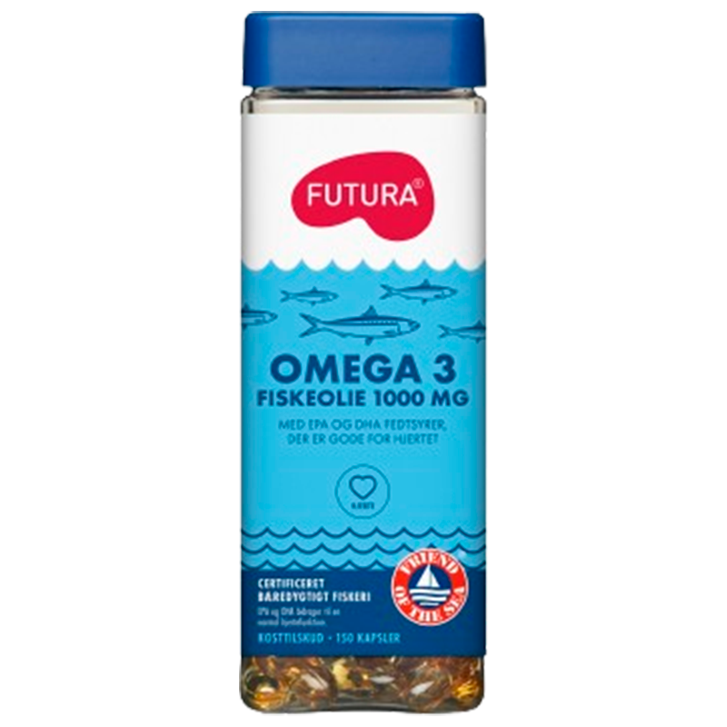 Futura Omega-3 Fiskeolie 1000mg - 150 stk