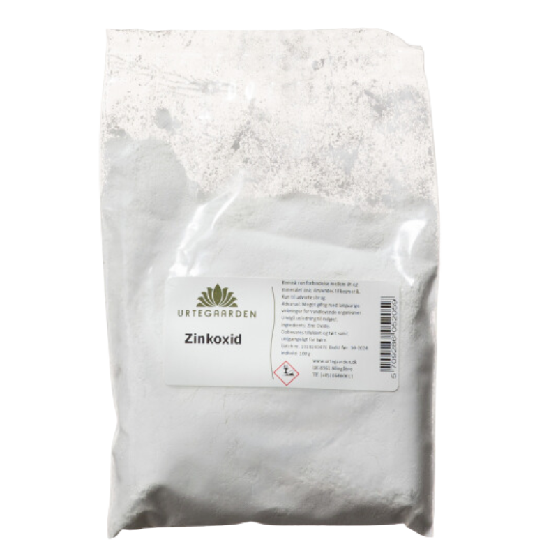 Urtegaarden Zinkoxid - 100 g.