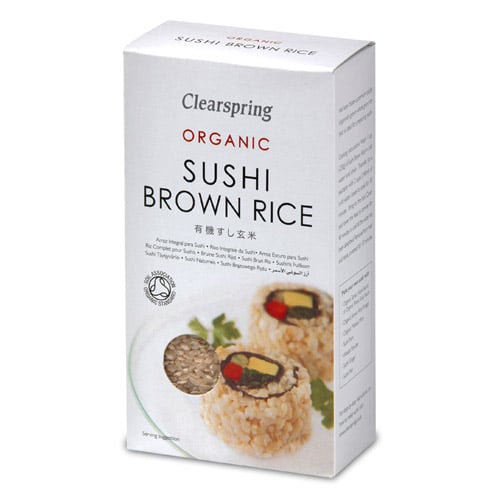 Clearspring Brune sushi ris Ø - 500 gr.