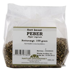 Natur Drogeriet Peber Sort Knust - 100 gr