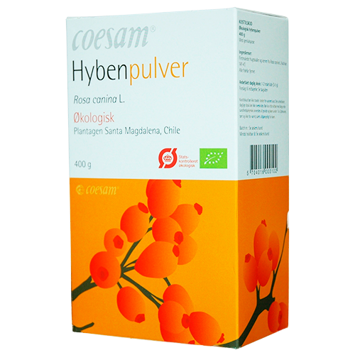 Coesam Hybenpulver Øko. - 400 gr.