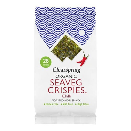 Clearspring Seaveg Crispies Chili Tang Chips Ø (4 g)