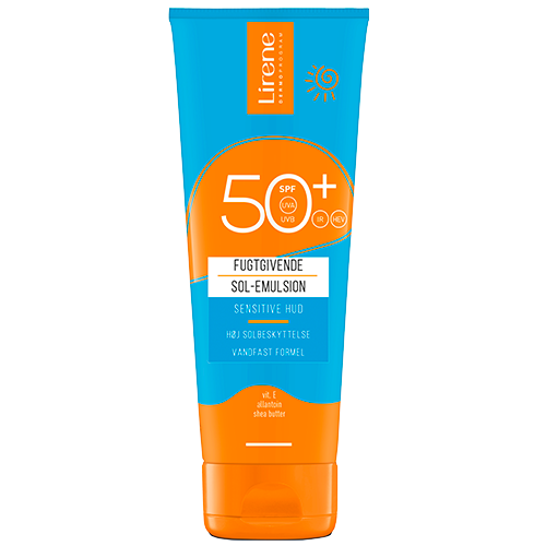 Lirene Sun Protection Lotion SPF50 Vit. E, Allantoin & Shea Butter
 (120 ml)