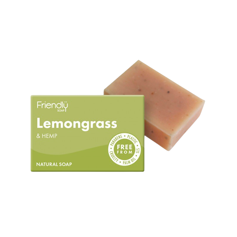 Friendly Sæbebar Citrongræs & Hamp - 95 g.