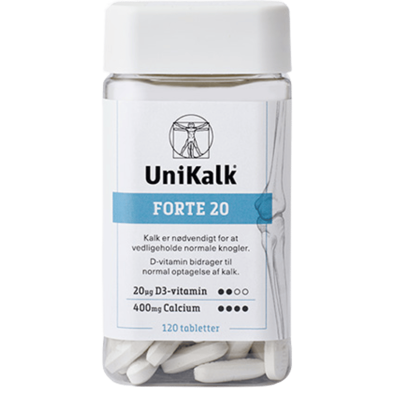Unikalk Forte 20 (120 stk)